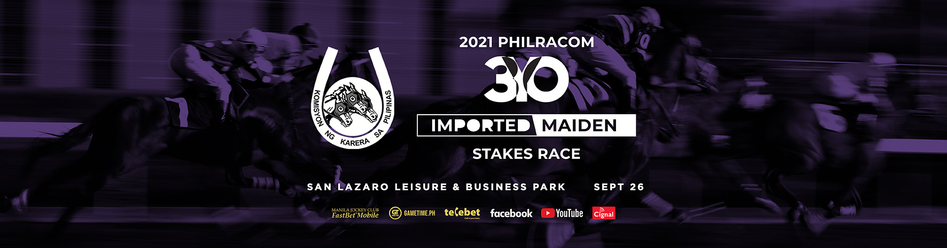 PHILRACOM (3yo) Maiden Stakes Race ( Local/Imported )